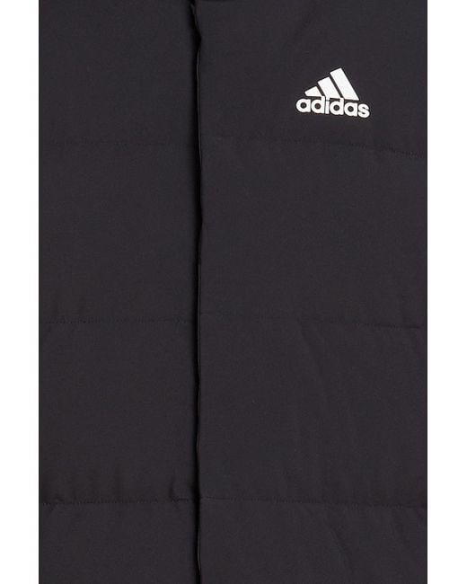 Adidas Originals Black Helionic Quilted Shell Jacket for men
