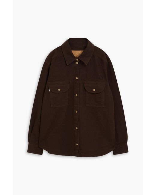 Blazé Milano Brown Berber Denim Shirt