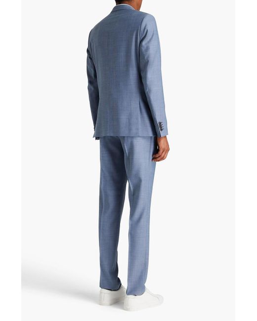 Paul Smith Blue Fit 2 Cotton-blend Suit for men