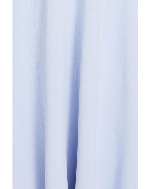 Aje. Blue Anika midikleid aus stretch-strick mit cut-outs
