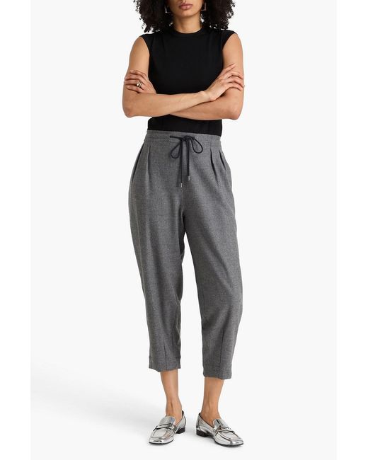 Maria McManus Gray Wool-blend Tapered Pants