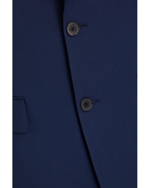 Sandro Blazer mit schmaler passform aus wolle in Blue für Herren