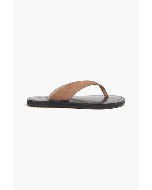 A.Emery Brown Flora Suede Sandals