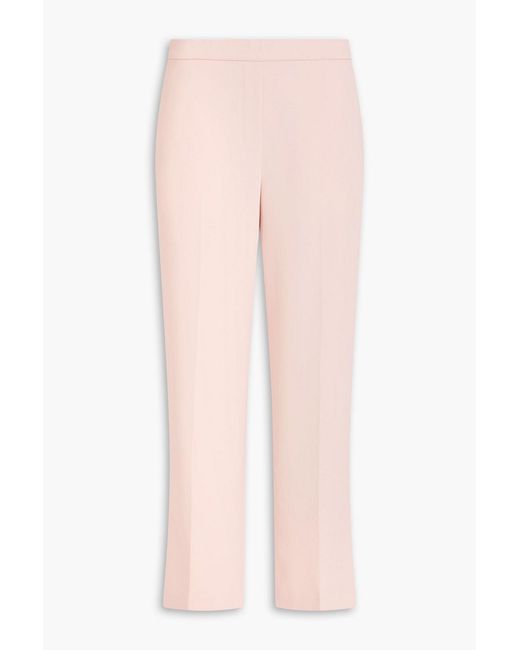 Theory Pink Crepe Wide-leg Pants