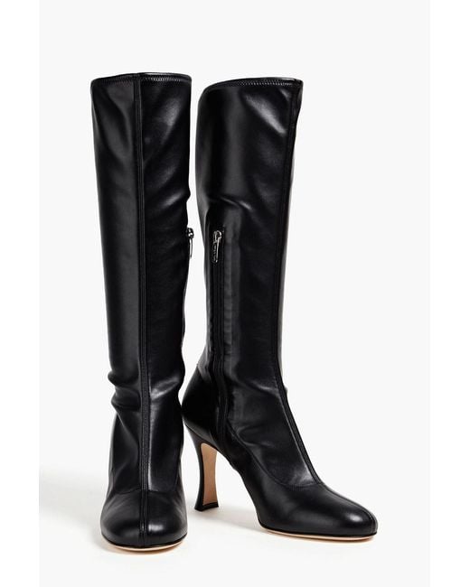Sergio Rossi Black Knee Boots