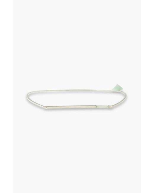 Acne Studios Shilo Hammered Silver-tone 