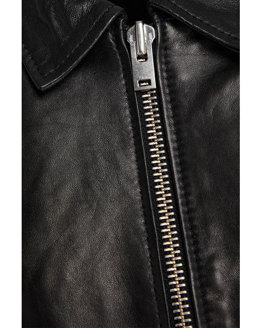 IRO Black Leather Jacket
