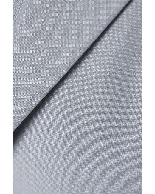Lemaire Gray Double-Breasted Woven Blazer