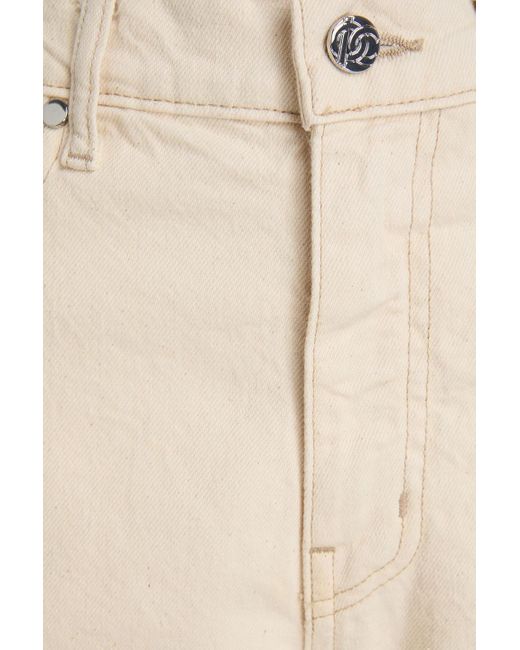 10 Crosby Derek Lam Natural Koren High-rise Straight-leg Jeans