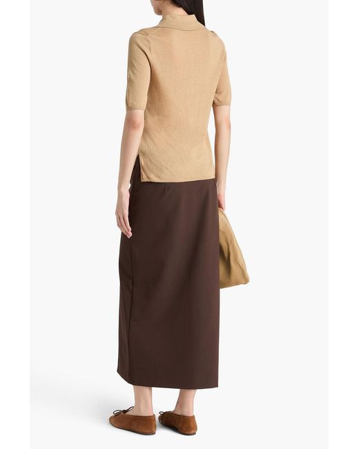 By Malene Birger Natural Tm Lyocell-blend Polo Shirt