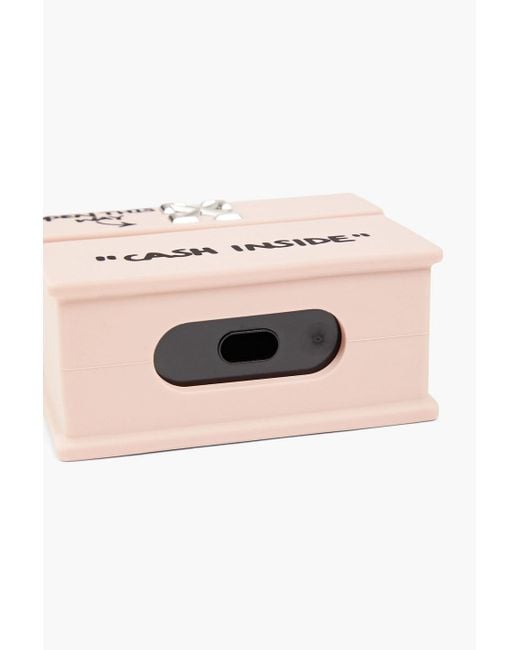 Off-White c/o Virgil Abloh Natural Jitney Printed Silicone Airpods Case