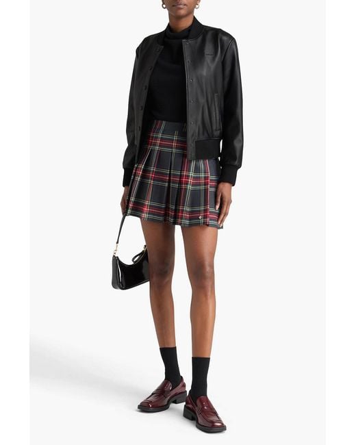 Bally Black Leather Bomber Jacket