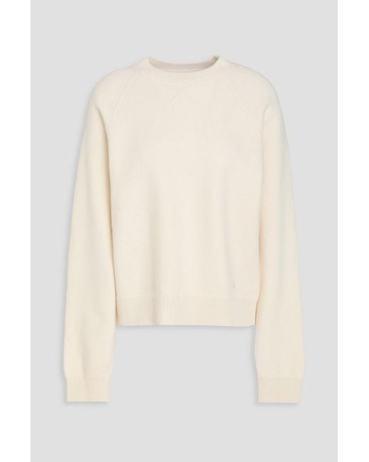 Loulou de Saison White Thais Cashmere Sweater