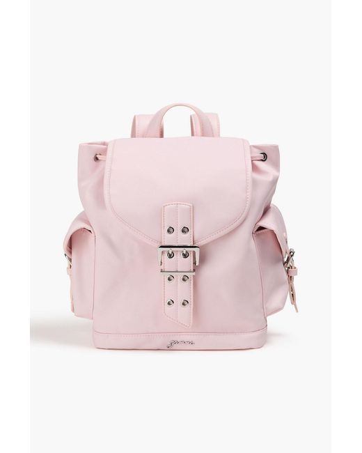 Ganni Pink Bucky Shell Backpack