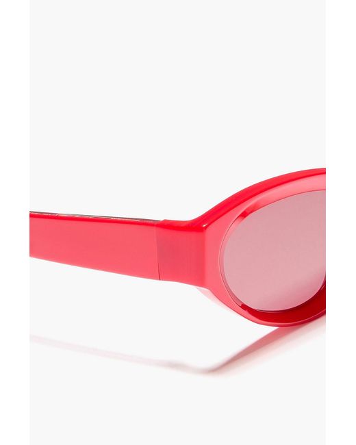 Zimmermann Red Cat-Eye Acetate Sunglasses