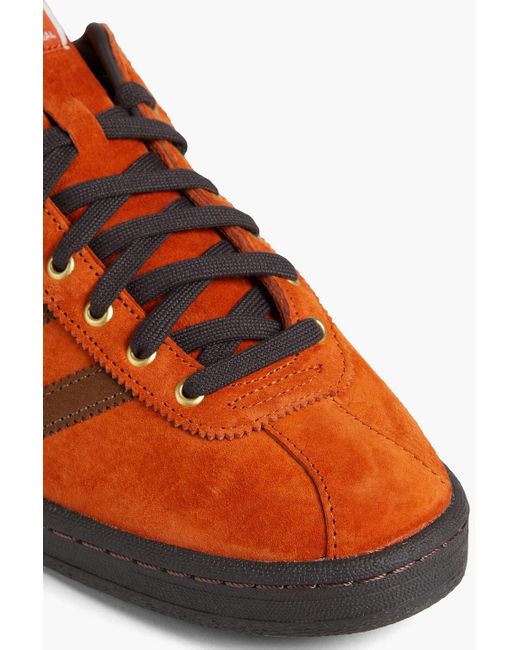 Adidas Originals Arkesden spzl sneakers aus veloursleder mit streifen in Orange für Herren