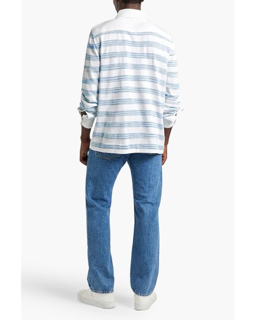 Missoni Blue Striped Cotton-blend Shirt for men