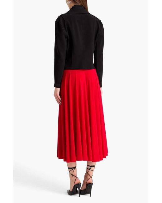 Norma Kamali Black Ponte Jacket