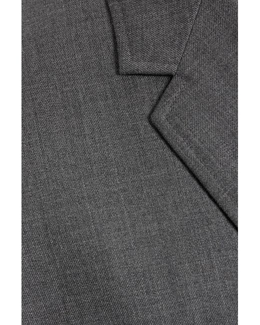 Thom Browne Gray Wool Blazer for men