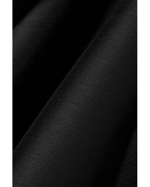 Totême  Black Strapless Sateen Top