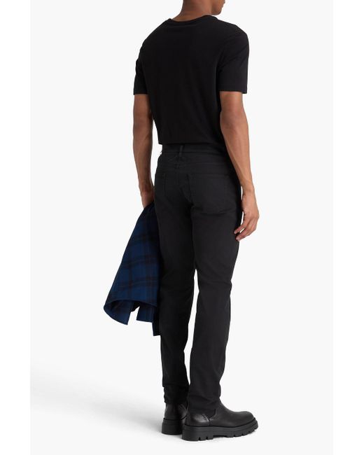 Dunhill Black Cotton-blend Twill Pants for men