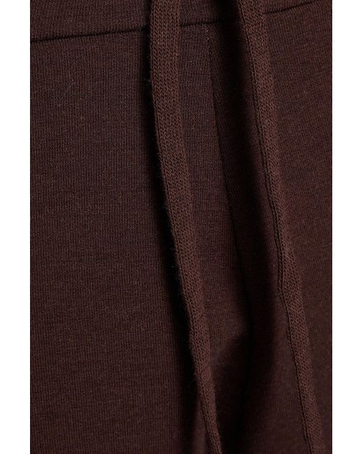 Canali Purple French Terry Sweatpants for men