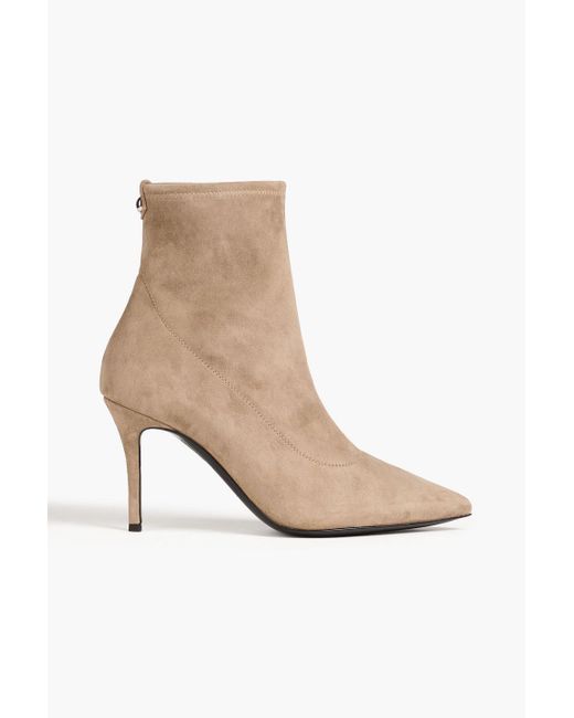 Giuseppe Zanotti Mirea Suede Sock Boots in White Lyst UK