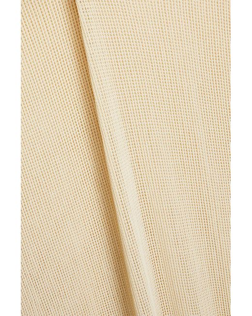Petar Petrov White Sail away maxi-strickkleid