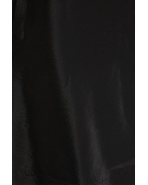 By Malene Birger Black Isabele Taffeta Mini Skirt