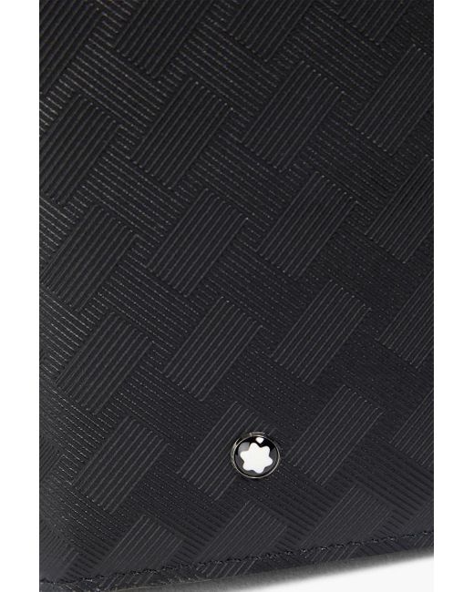 Montblanc Black Textured-leather Cardholder for men