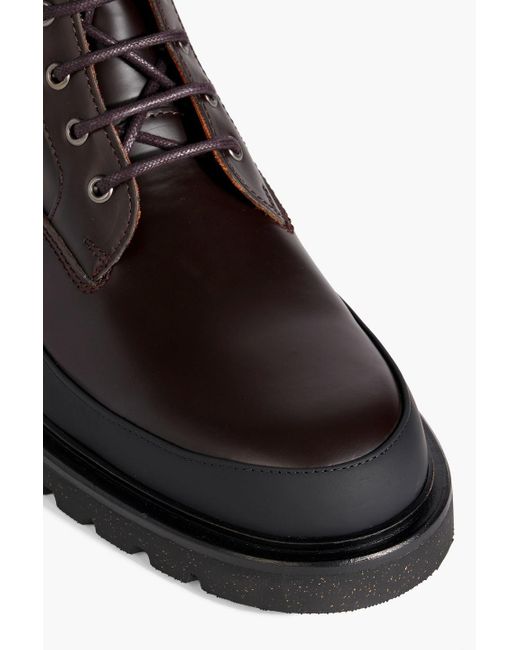 Paul Smith Black Barents Leather Boots for men