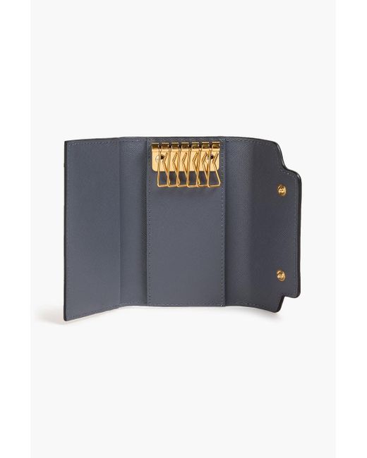 Marni Color-block Textured-leather Keychain