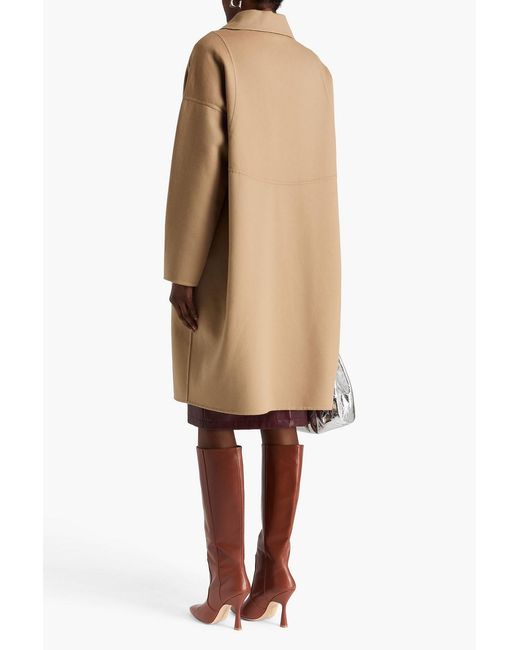 Stella McCartney Natural Wool-felt Coat