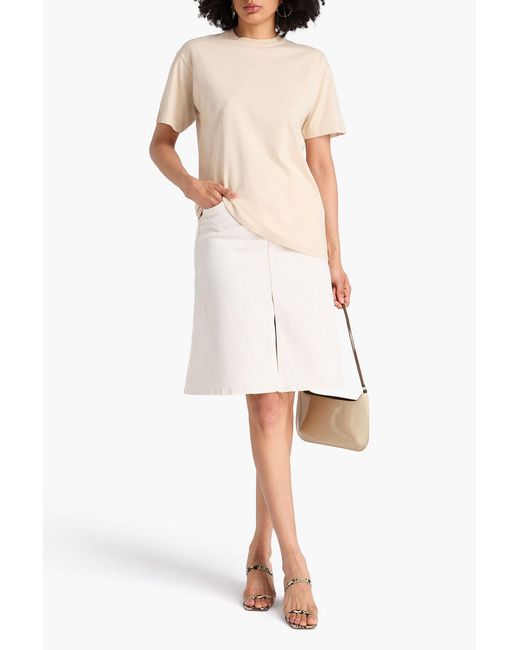 Totême  White Cotton-jersey T-shirt
