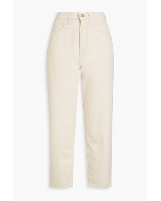 Triarchy White St. Tropez High-rise Straight-leg Jeans