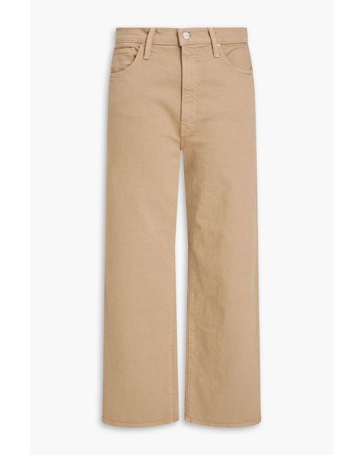 Mother Natural Dodger Flood High-Rise Straight-Leg Jeans