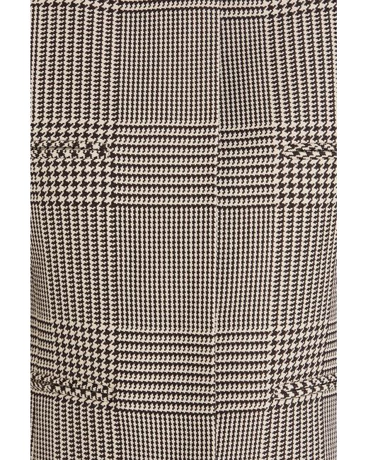 Courreges Gray Prince Of Wales Checked Tweed Jacket