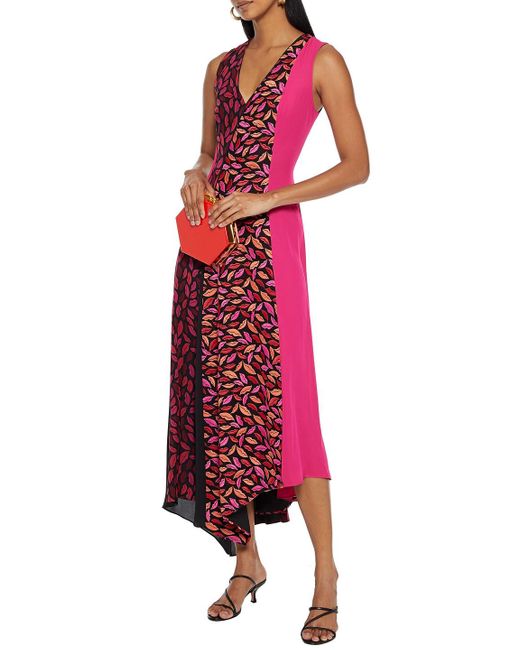 dvf ebony midi dress