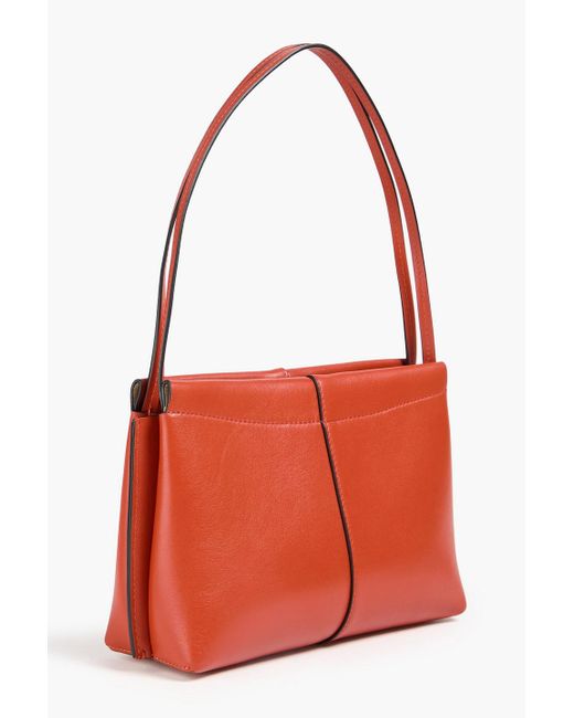 Wandler Red Carly Leather Shoulder Bag