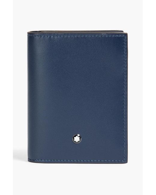 Montblanc Blue Meisterstück Leather Cardholder for men