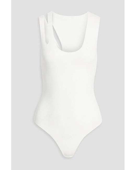 Commando Cutout Neoprene Bodysuit in White Lyst