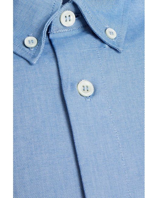 A.P.C. Hemd aus baumwoll-chambray in Blue für Herren
