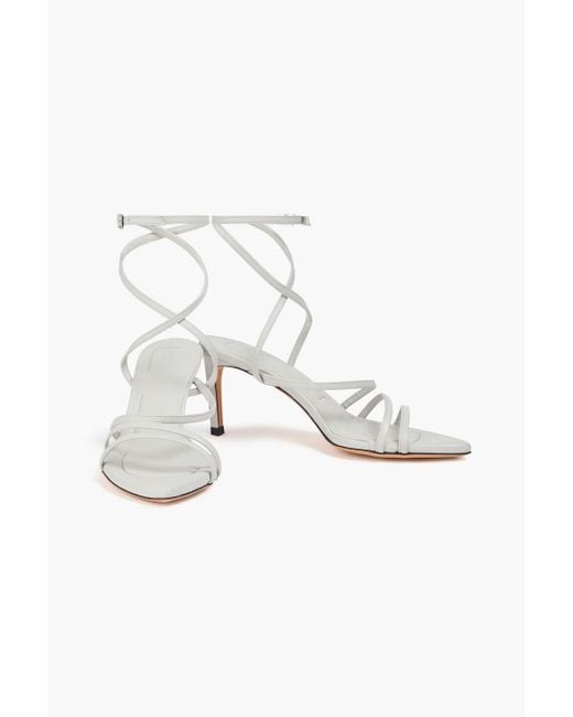 IRO White Ido sandalen aus leder
