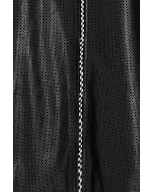 Dolce & Gabbana Black Leather Biker Jacket for men