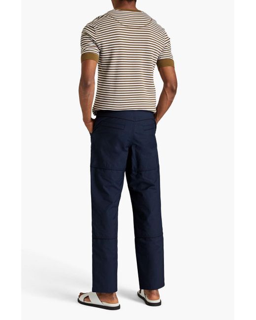 Jacquemus Blue Cotton-blend Twill Cargo Pants for men