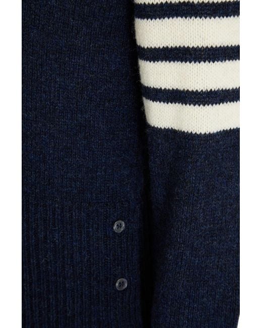 Thom Browne Wollpullover mit streifen in Blue für Herren