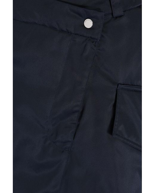J.W. Anderson Blue Wattierter minirock aus shell