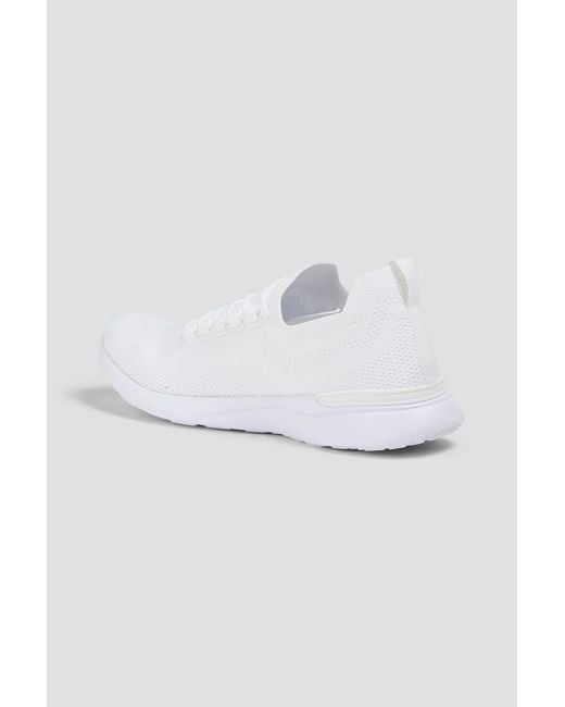 Athletic Propulsion Labs White Techloom Breeze Mesh Sneakers for men