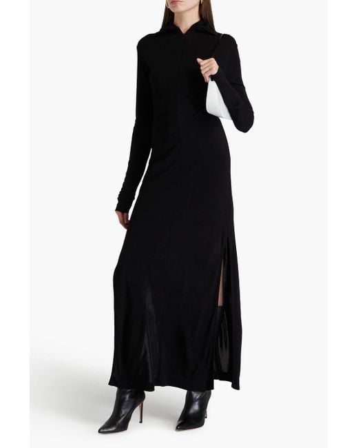 BITE STUDIOS Jersey Maxi Dress in Black | Lyst
