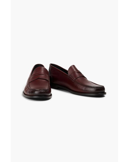 Bally Brown Kebler Leather Penny Loafers for men